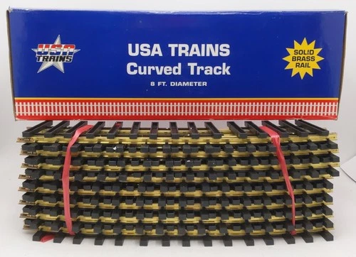 USA Trains R81600 G Scale 8' Diameter Curved Track (16) EX/Box