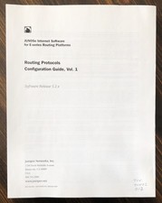 Juniper Networks - Routing Protocols Configuration Guide, Vol. 1 2004 