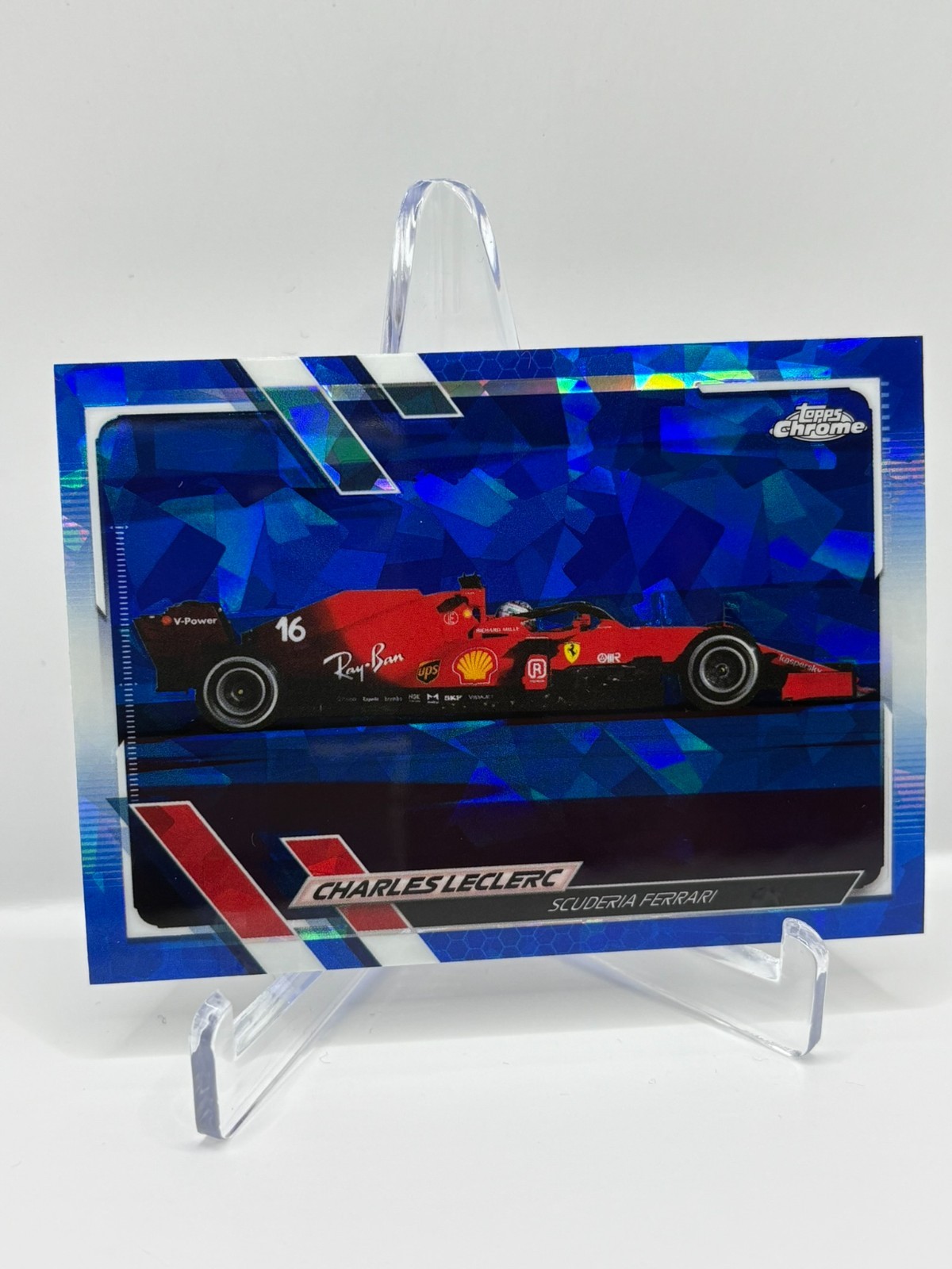 Topps Chrome Sapphire F1 2021 Charles Leclerc Ferrari