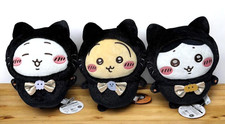 Chiikawa Black Cat Kuroneko Halloween 2025 Plush Doll Mascot Set of 3 New JAPAN