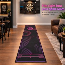 Professional Dartbpard Mat Steel And Soft Darts Compatible with Throwing Lines