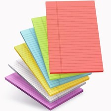 Note Pads 5x8, Notebook College Ruled Legal Pads Colored Writing Pads 5x8, 6