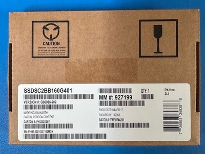 SSDSC2BB160G401 Intel DC S3500 160GB Internal 5400RPM 2.5'' SSD