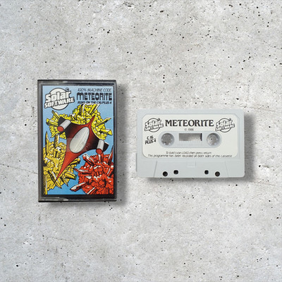 Meteorite Solar Software Commodore C16 / Plus 4 Spiel Game Rar Videospiel