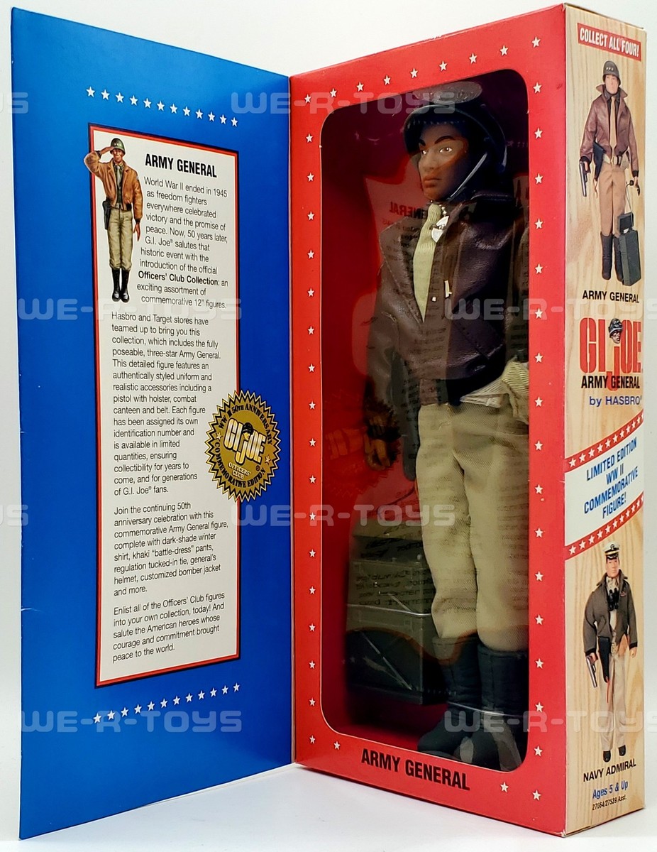 G.I. Joe Army General African American WWII 50th Action Figure