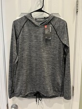 NWT Under Armour Women  s Sz Small Heatgear Velocity Twist Hoodie 1298715 Gray