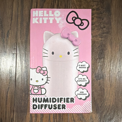 Hello Kitty Tabletop Mist Humidifier Diffuser USB Powered 275mL Pink 2-Speed