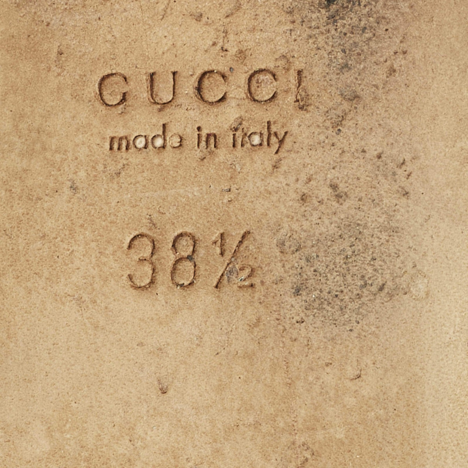 Gucci Brown Leather Thong Flat Slingback Sandals Size 38.5 thumbnail 8