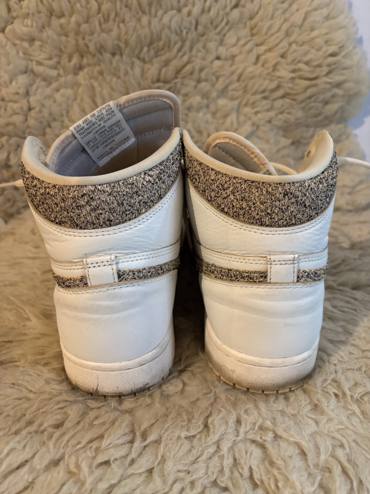 Nike Men’s 10 Air Jordan 1 Retro High OG Craft Vibrations Of Naija FD8631-100 thumbnail 7