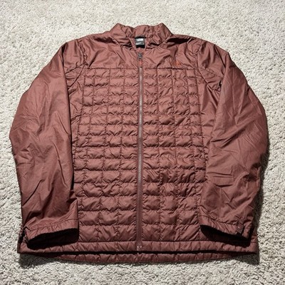 THE NORTH FACE Thermoball Eco Full Zip Quilted Puffer Jacket Men's Large Brown