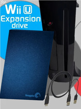 1TB or 500GB External Hard Drive for Nintendo Wii U Seagate Expansion Drive