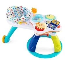 3 in 1 Baby Stationary Activity Center with Educational and Music Function Table
