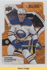 2021-22 Upper Deck Allure Orange Slice Victor Olofsson #51 READ 4z8