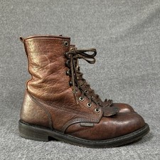 Vintage Wolverine DuraShocks Brown Leather Ki...