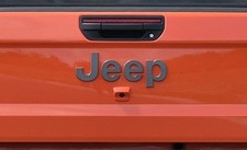 New Oem Mopar Jeep Tailgate Emblem Badge Gray Orange Gladiator Mojave 20-26