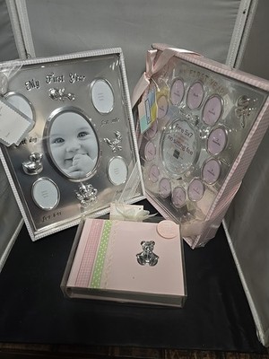 My First Year 2 Baby Frames With A Brag Book