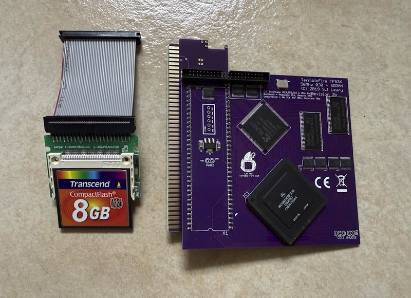 TF536 for Amiga 2000: 68030/36, 64MB RAM, IDE interface+CF card-See description