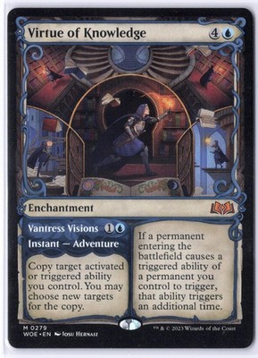 Virtue of Knowledge (Showcase) WOE 279 Magic: The Gathering Mythic NM