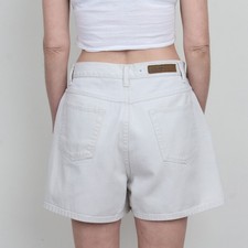 Vintage Bill Blass Stone / White Denim Shorts M/L