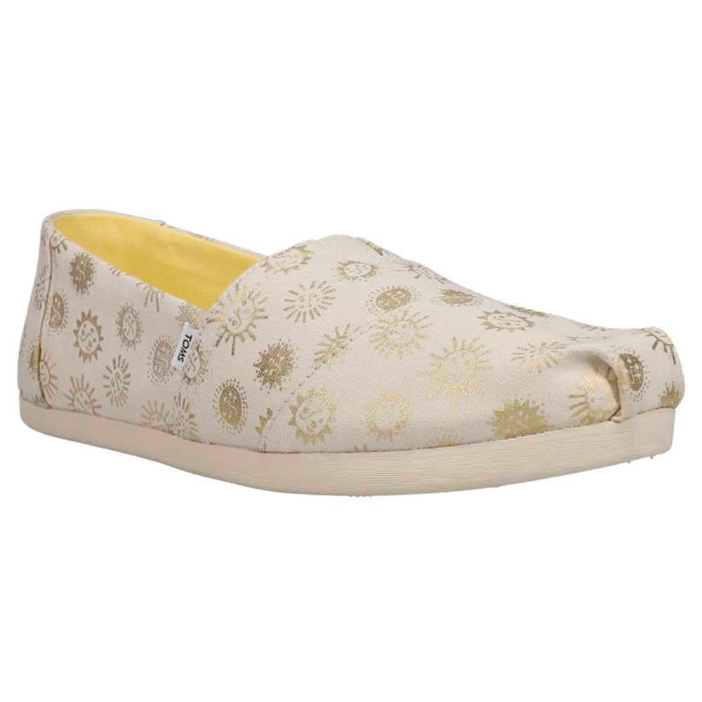 TOMS Alpargata Slip On  Womens Off White Flats Casual 10017811T thumbnail 2