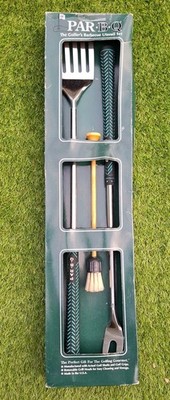 PAR-B-Q Golf Barbecue Grillen BBQ Utensilien 3er Set aus Golfschlägern Geschenk