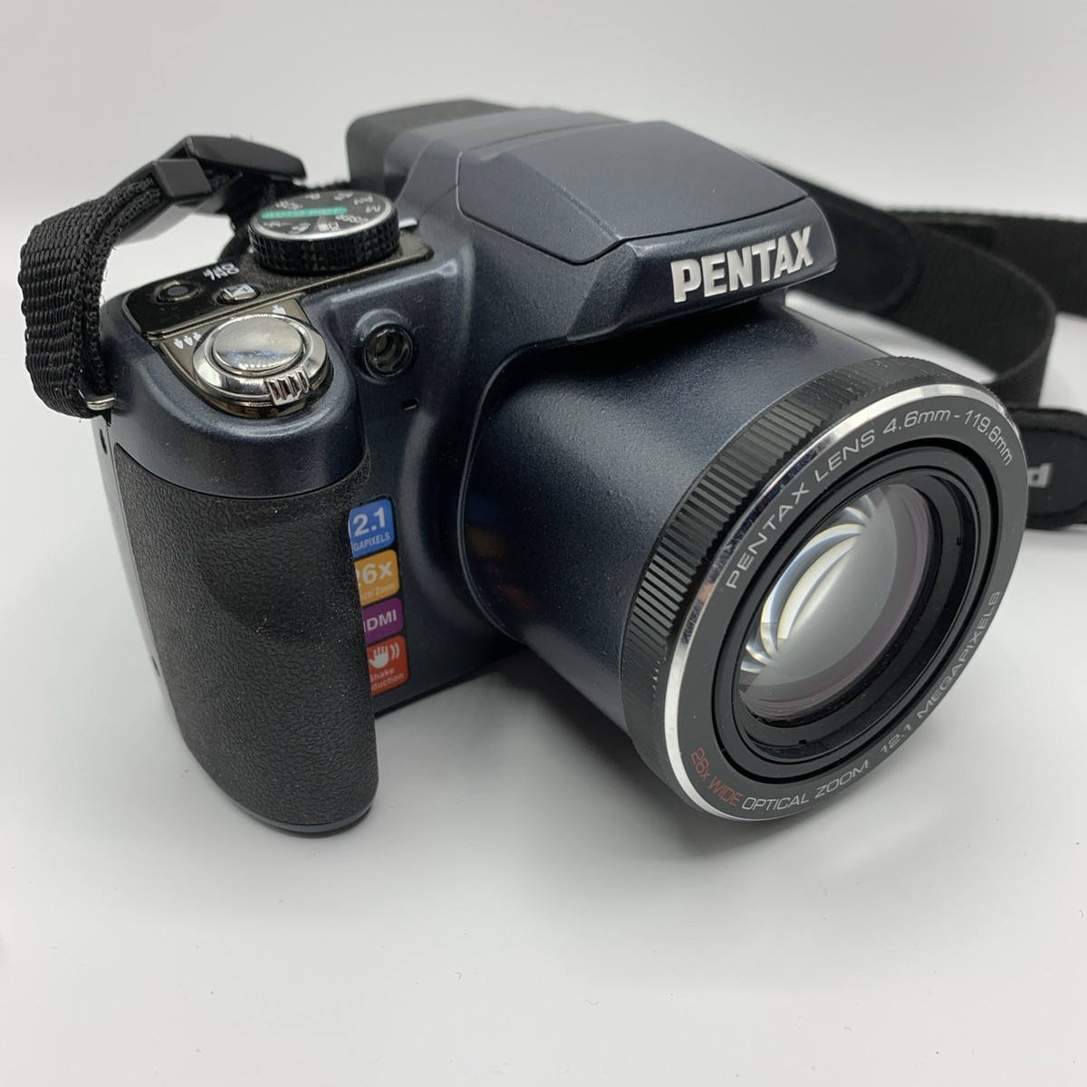 PENTAX X90 12.1MP CCD Sensor 26x Optical Zoom Digital Bridge
