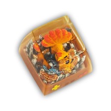Vulpix Pokemon Keycap - Artisan Resin for Mechanical Keyboard