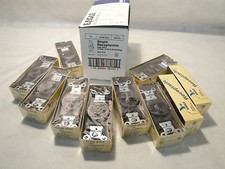 PACK OF 10 NEW EAGLE ELECTRIC 1876B-BOX BROWN SINGLE RECEPTACLE MADE IN USA