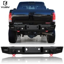 Vijay Steel Rear Bumper For 2011-2014 Gmc Sierra 2500 Hd3500hd Wd-rings Vijay Steel Rear Bumper For 2011-2014 Gmc Sierra 2500 Hd3500hd Wd-rings