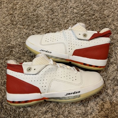 jordan 16 low white red