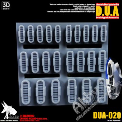 for MG RE 1/100 HG RG 1/144 Model Vent Heat Sink Fin 3D-Print Detail Add-on Part