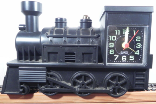  Collectible Train Locomotive Alarm Clock Engine  - Picture 1 of 5