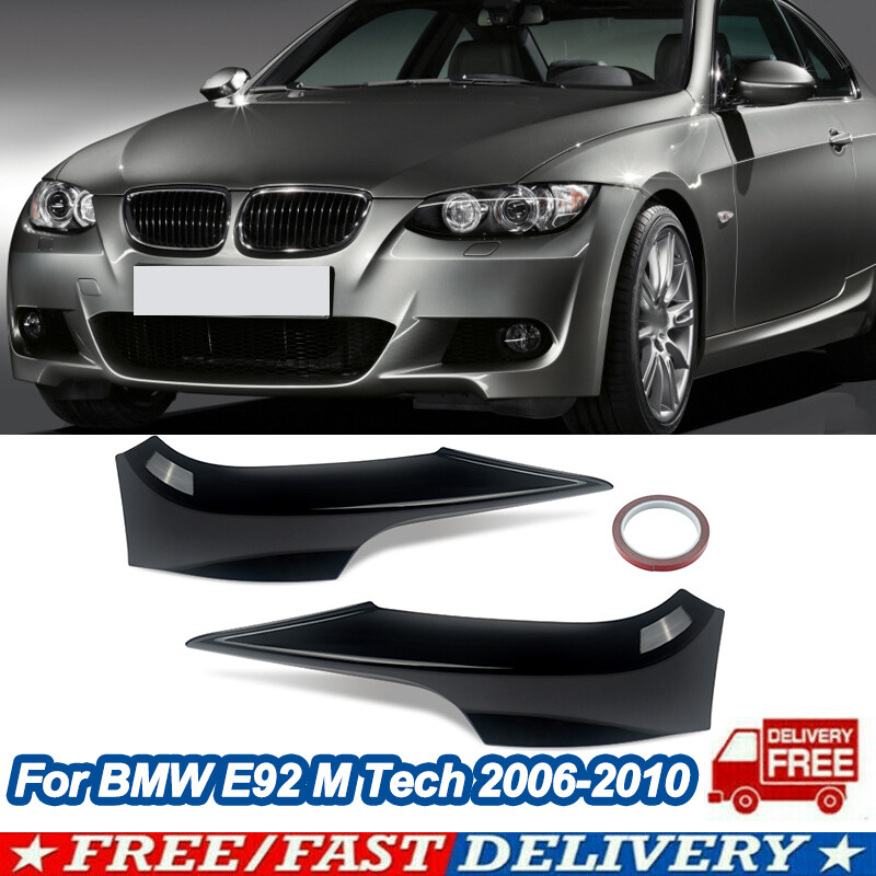 Front Bumper Splitters Lip For BMW E92 E93 M-Sport 2006-2010 Pre