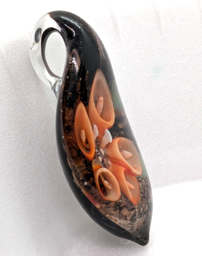 Handmade Sculpted 3D Art Pendant Molded Glass Artisanal Jewelry Finding Limited - Picture 7 of 11