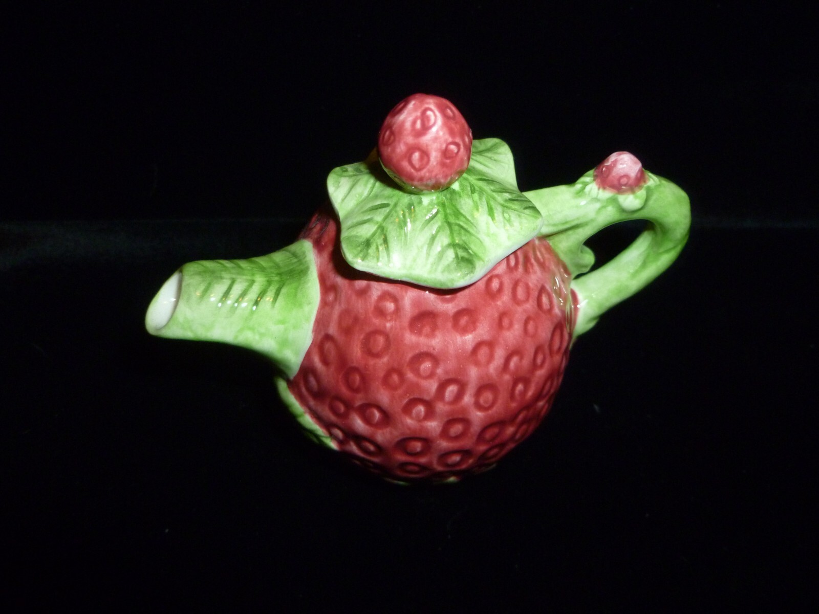 Miniature Ceramic Teapot Strawberry eBay