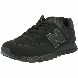 new balance black 574 trainers