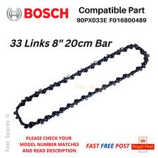 BOSCH  Universal Chain Pole 18  Chainsaw Chain  20cm 8" 33 Link FAST POST