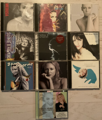 80 s/90 s/00 s Female Singers 10 CD Lot All VG+ or Better