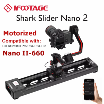 iFootage Shark Slider Nano II-660 Motorized Camera DSLR Slider DJI