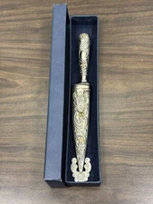 Antique Bellver Tandil Gaucho Boot Dagger Knife Argentina Cowboy Alpaca Silver