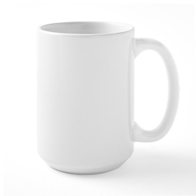 CafePress Santa's Poodle Trio Large Mug (45334169)