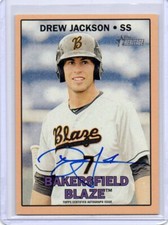  2016 Topps Heritage Drew Jackson Autograph 22/25 Auto