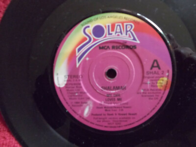 Shalamar - My girl loves me / A mix to remember  Top UK Solar 45  