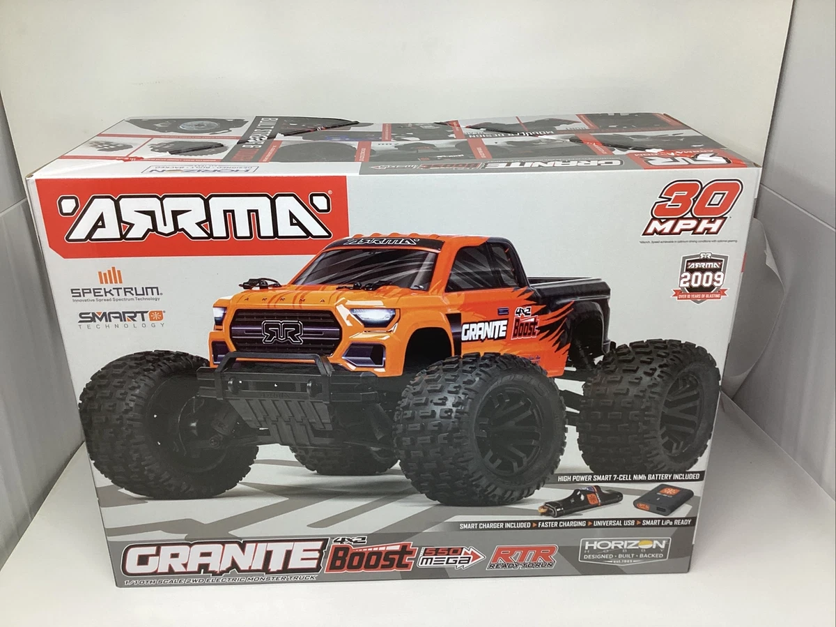 Arrma Granite 4X2 BOOST 1/10 Electric RTR Monster Truck (Orange