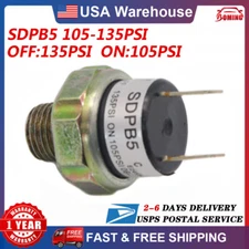 SDPB5 105-135PSI Air Compressor Pressure Switch Valve Horn OFF 135PSI ON 105PSI