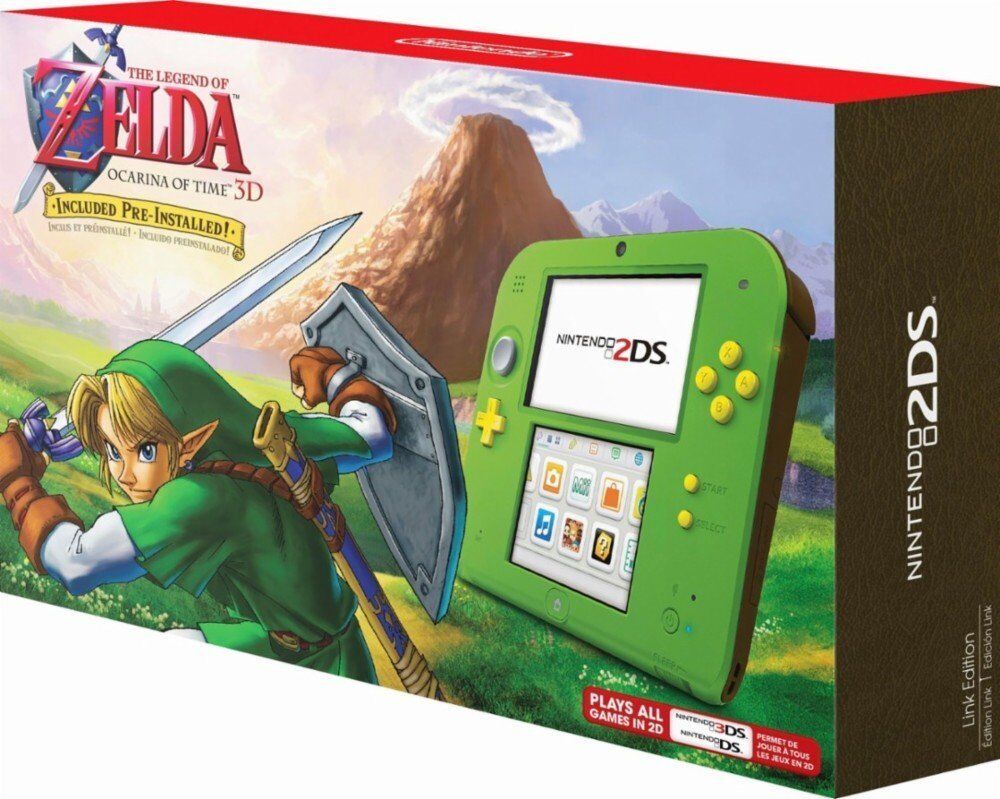 Nintendo 2DS Legend of Zelda Ocarina Time Limited Edition Nintendo 2DS Legend of Zelda Ocarina Time Limited Edition