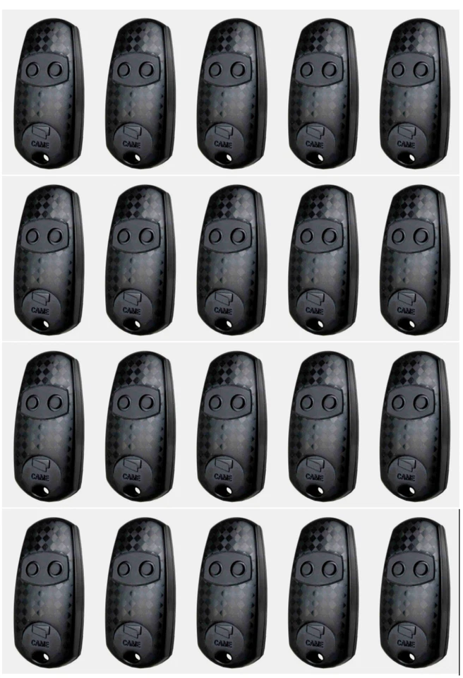 CAME REMOTE CONTROL BLACK 432EE GATE BARRIER TRANSMITTIER KEY FOB ZAPPERS X 20 - Image 2 of 4