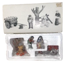 Department 56 HARVEST TIME 5941-2 Heritage Village 4 Piece Set in Original Box