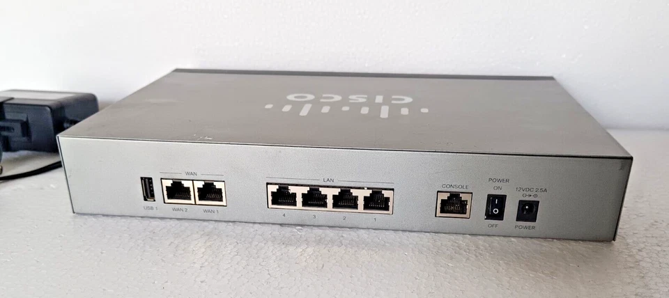 Cisco RV340-K9-G5 V05 Dual WAN Gigabit VPN Router With Power Adapter - Image 4 of 4