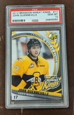 2012 BRANDON WHEAT KINGS #17 JOHN QUENNEVILLE PSA 10 GEM 💎 MINT POP 2